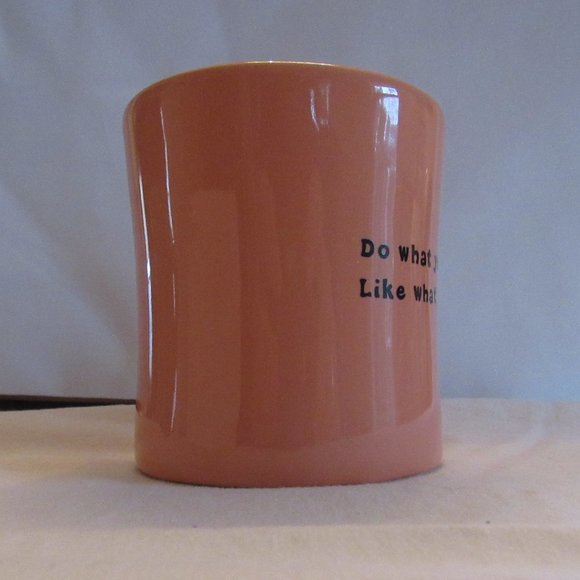 Life is Good Peach Color Coffee Mug EUC - Picture 4 of 8
